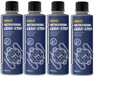 4x250 ml Getriebe Öl Oel Leak-Stop Ölverlust Stop MANNOL Additive Zusatz