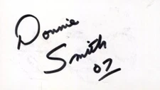 Donnie Smith AMA Motorcycle HOF Builder Designer Biker Signed Autograph