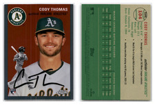 2023 Topps Chrome Platinum #104 Cody Thomas RC - Oakland Athletics