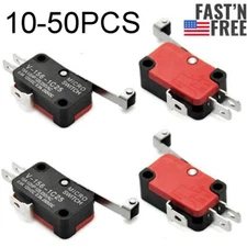 V-156-1C25 Limit Micro Switch Long Straight Hinge Roller Momentary SPDT 10-50PCS