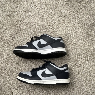 Nike Dunk Low Black Gray White Men's Athletic Sneakers Low Top Lace Up NO BOX