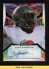2023 Leaf Metal Portrait 1/1 Zach Harrison #PA-ZH1 Auto 1h7f