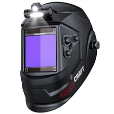 ARCCAPTAIN Auto Darkening Welding Helmet 3.94"x3.66" Solar Power Shade 4/9-13