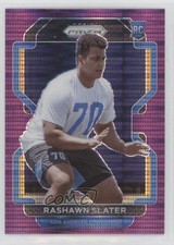 2021 Panini Prizm Rookie Purple Pulsar Prizm Rashawn Slater #431 5z0