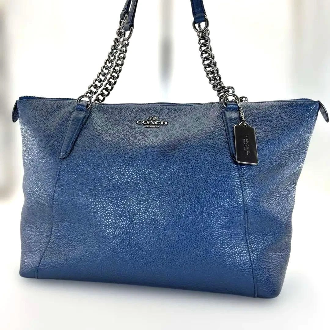 Coach Tote Blue Bags & Handbags for Women for sale - eBay
