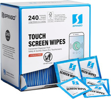 240 Count Screen Wipes, Screen Cleaner Wipes for Electronics, Touchscreens Str