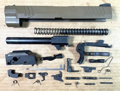 Springfield Armory XDM9 4.5 MATCH - Flat Dark Earth FDE - Slide, Barrel, Trigger