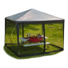 Zanzariera per gazebo 3x3m Tenda anti-insetti 1,25 kg 12 m Zanzariera per gazebo