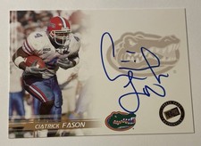 2005 Press Pass Rookie Signatures Autograph #CF Ciatrick Fason Rc On Card Auto. rookie card picture