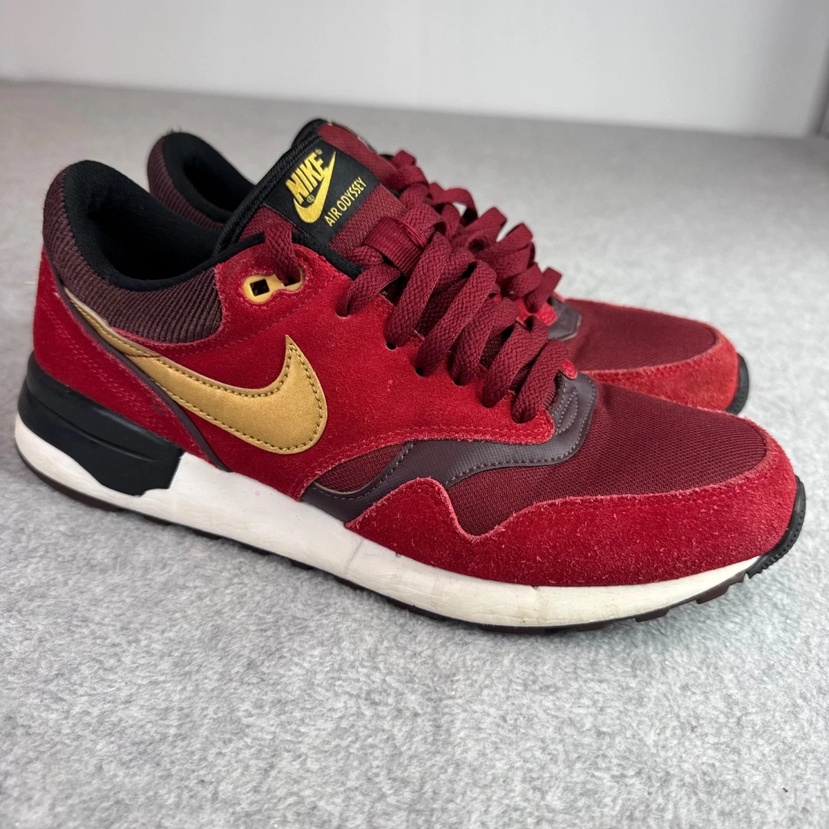 Size 11.5 - Nike Air Odyssey University Red Nike Air Odyssey OG University Red White Sail Grey  main image 3