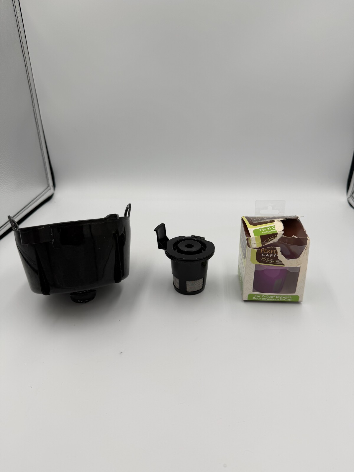 Coffee Bundle 4- Perfect Pod Reusable K-Cup; Mr Coffee basket; Gold mesh filter+