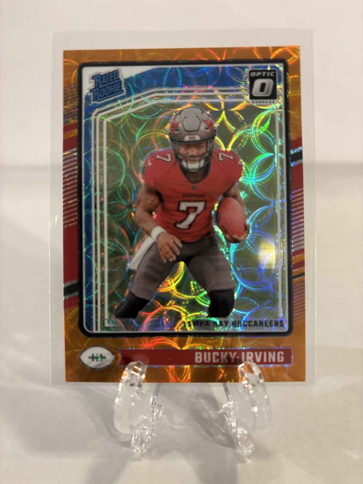 2024 Panini Donruss Optic - Bucky Irving #216 Orange Scope Prizm /79 (RC)