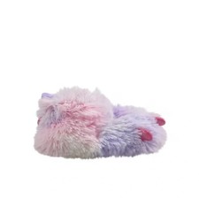 BRAND NEW Baby Toddler Plush Pastel Monster Claw Slippers - Pink Lavender