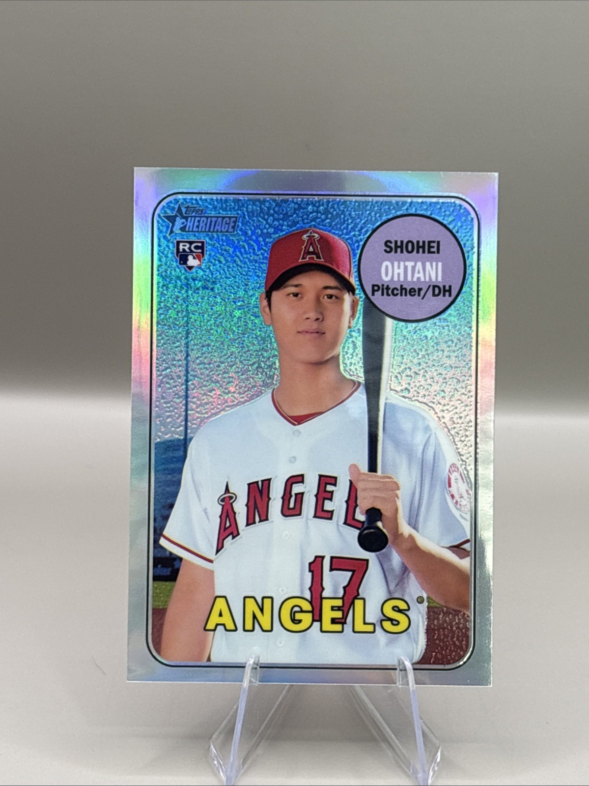 2018 Topps Heritage High Chrome Refractor #THC-600 Shohei Ohtani Rookie RC #/569