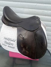 17.5 Brown ideal international Event Vsd saddle 9 inch dtod 