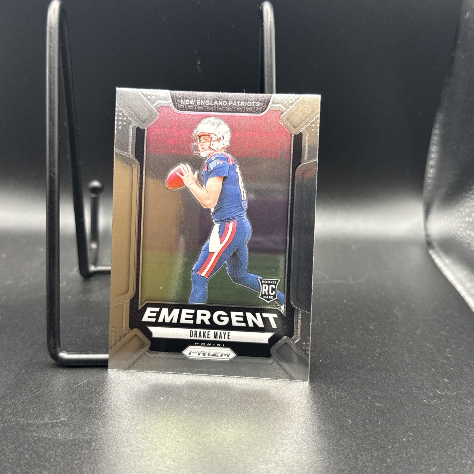2024 Panini Prizm - Emergent Drake Maye #4 Silver Prizm (RC) New England Patriot