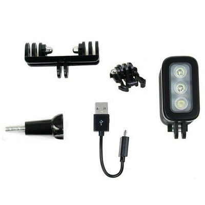30M Waterproof Diving LED Surfing Light Lamp For GoPro Hero 10/8/9/7/6/5 Camera