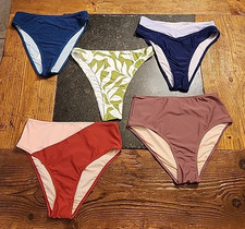 5 X Cupshe Bikini Medium Assorted Bottoms--NWT