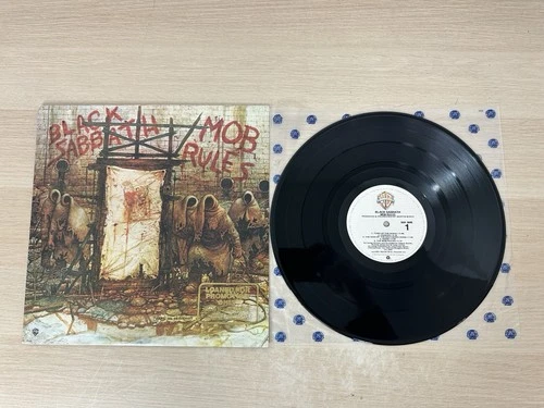 Black Sabbath: Mob Rules - 1981 USA Vinyl LP w/ Inner: BSK 3605 Gold Stamp PROMO