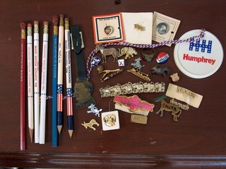 campaign pin pinback button political badge election LOCAL ADVERTISING