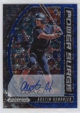 2020 Panini Prizm Draft Picks Blue Donut Circle 10/25 Austin Hendrick Auto 19bv