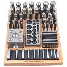 40 PIECE DAPPING DIE BLOCK  PUNCH SET 8606-3409 