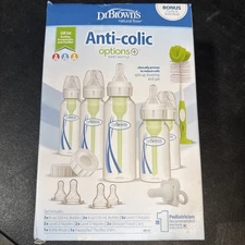 Dr Brown's 18 Piece Baby Bottle Set Anti Colic Breastfeeding Bottles Gift Set