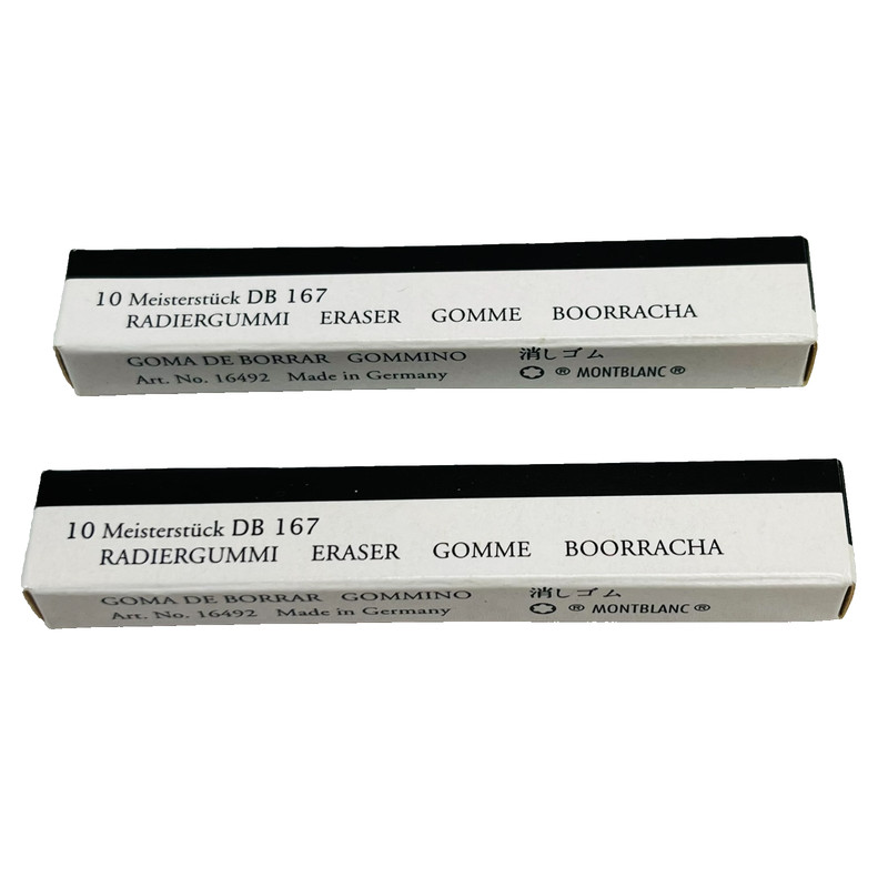 2 Boxes Montblanc Meisterstück DB 167 Eraser Refills 20ct. No. 16492 MST LeGrand