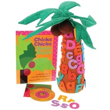 Chicka Chicka Boom Boom Book & Audiobook Set | Felt Letters & Fabric Tree 20 ...