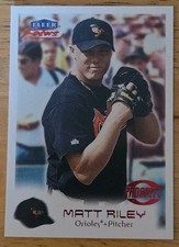 2000 Fleer Focus Matt Riley Baltimore Orioles Prospect #227R Profile 363/3999 SP