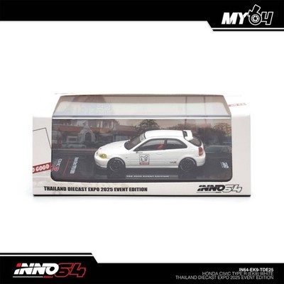 Inno64 1/64 Honda Civic Type R [EK9] TDE 2025 Thailand Diecast