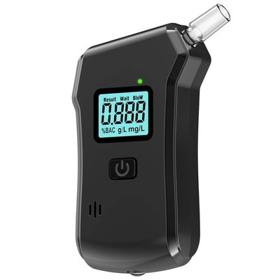 Alkoholtester Promilletester LCD-Anzeige Alcohol Tester Polizeigenau Mundstücke