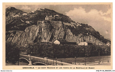 AHQP9-0727-38 - Grenoble - Berg Rachais Und Die Festungen De La Bastille Rabo