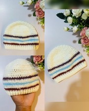 Handmade Crochet Baby Hat Socks Soft Wool Newborn 0 12 Months