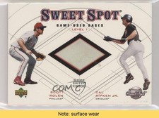 2001 Sweet Spot Game-Used Bases Level 1 Cal Ripken Jr Scott Rolen HOF READ im4