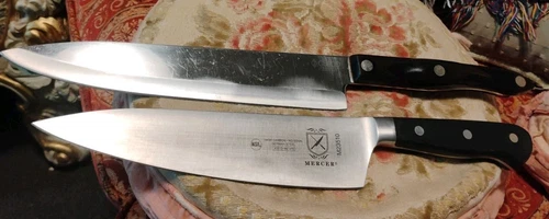 Two Chefs Knife,Cutco 9" 1725JI & Mercer Culinary M23510 8"
