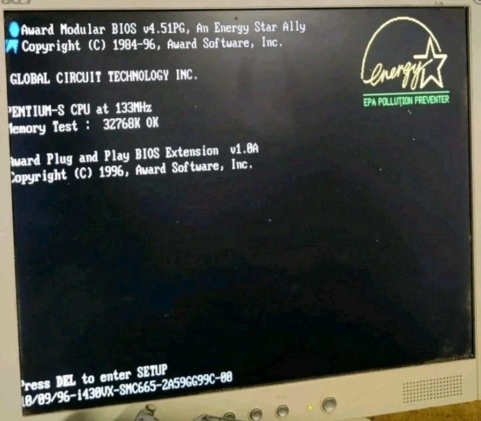 Global GCT-6IV + Pentium-S + RAM EDO -computer Vintage Motherboard Socket 7 AT✅ - Immagine 2 di 4