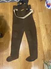Cabela's Classic Series II Neoprene Felt Sole Boot Waders Men's Size XLS- Brown