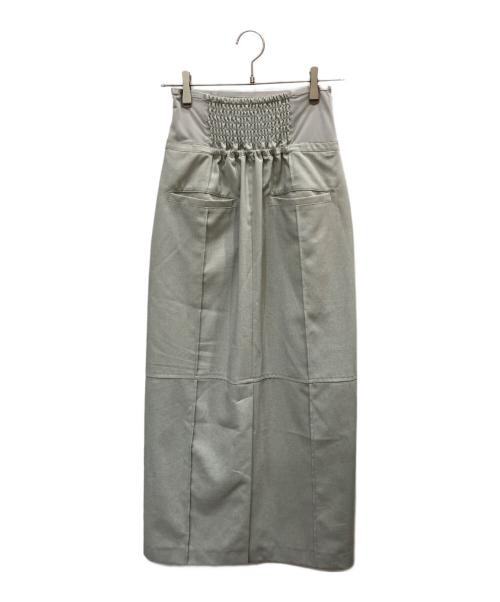 Ameri Gray Polyester Tuck Pencil Corset Skirt Siz… - image 2