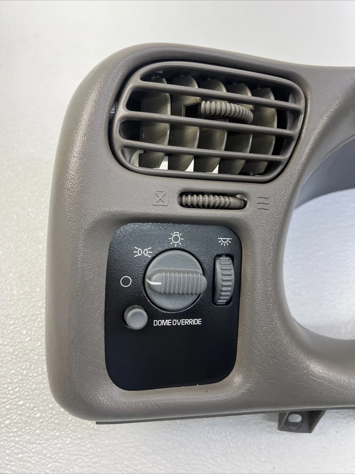 98-04 Chevy S-10 GMC Sonoma Jimmy Blazer Speedo tablero bisel doble DIN OEM LEER Foto 4 de 4