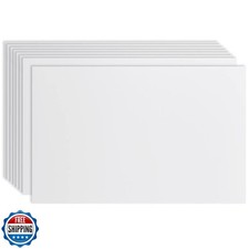 Juvale 8-Pack Corrugated Plastic Board Yard Signs - 24 x 36 in 4mm White - St