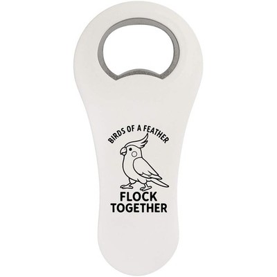 Flaschenöffner Kühlschrankmagnet ''Vögel einer Feder Herde zusammen'' (BO00095511)