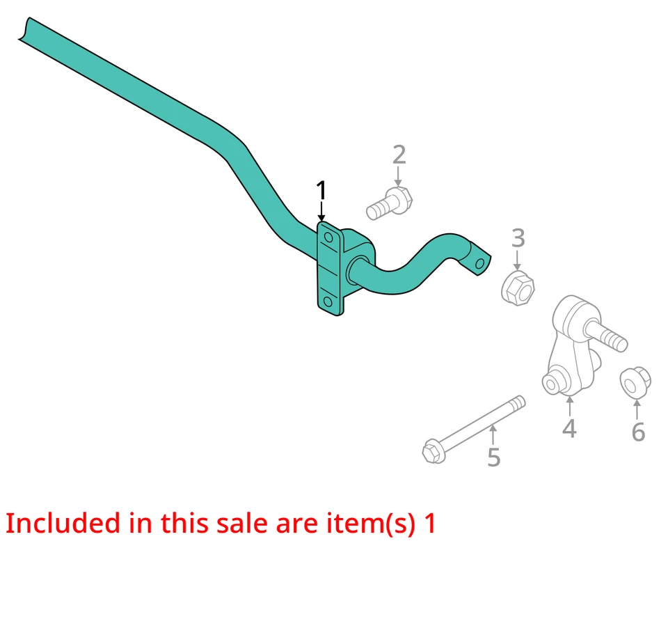 Audi S3 2016 AWD barra estabilizadora trasera OEM 77 k millas - LKQ423784750 Foto 4 de 4