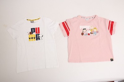 2 PUMA T-Shirts mit Peanuts Größe 140 (#Y928) mit Football Motiven