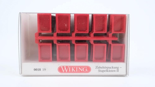 Wiking H0 001819 paquete de accesorios cajas apilables II | Condition: Gebraucht