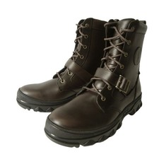 Polo Ralph Lauren Outlet Boots Men'S Dark Brown Shoes Rl-60D Limited Edition Rar