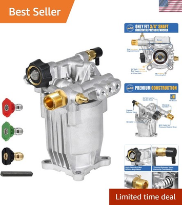#ad Versatile 3 4quot; Shaft Power Washer Pump Compatible with Honda Simpson more $86.99