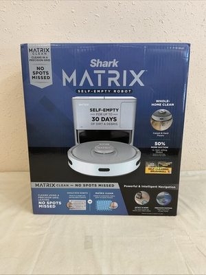 #ad Shark Matrix Self Emptying Robot Vacuum With 30 Day Dock UR2350S $169.95