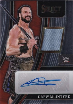 Drew McIntyre | Autographed Memorabilia /199 | Worn/Used | WWE 2022 Select