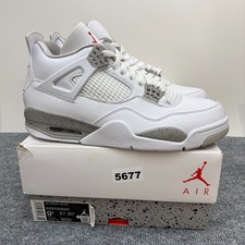 Nike Air Jordan 4 Retro  White Oreo  Shoes Sneakers CT8527 100 Men  s Size 9.5